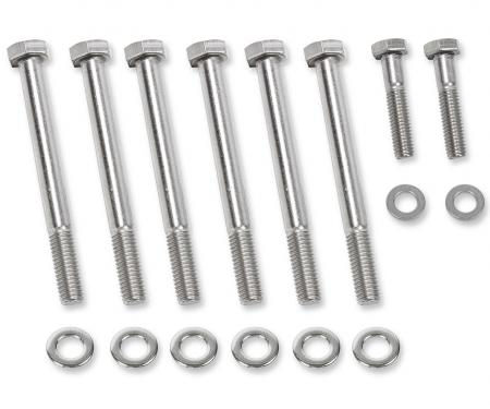 Mr. Gasket Water Pump Bolt Set, Polished Stainless Steel 60931G