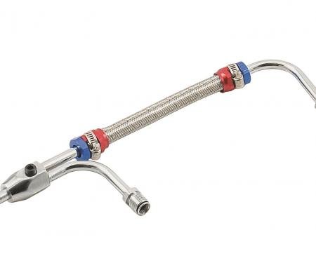 Mr. Gasket Adjustable Fuel Line with Red and Blue Hose Ends 1556G