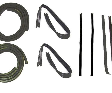 Precision Door Weatherstrip Seal Kit, Glassruns, Beltlines and Door Seals. Left and Right, 10 Piece Kit DK 1110 73