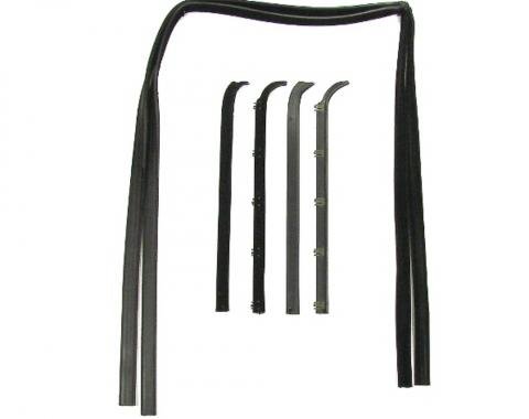 Precision Beltline Molding and Glass Run Channel Kit, Left and Right Hand, 6 Piece Kit WFK 2111 80