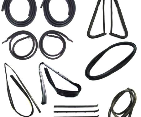 Precision Complete Weatherstrip Seal Kit - Models Without Weatherstrip Trim Groove and 1 Piece Style Vent Seals CWK 1110 85