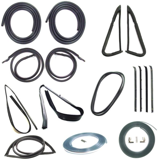Precision Complete Weatherstrip Seal Kit - Models With Weatherstrip Trim Groove and 1 Piece Style Vent Seals CWK 1111 85