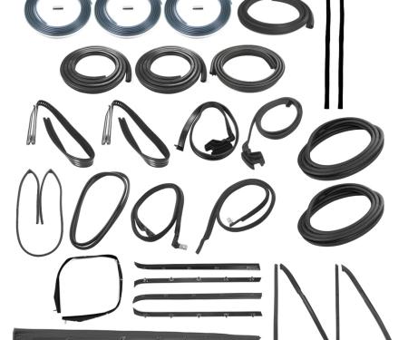 Precision 1978-1980 Chevrolet K5 Blazer Complete Weatherstrip Kit, Chrome With Tailgate CWK 1116 78