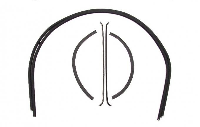 Precision Beltline Molding and Glass Run Channel Kit, Left and Right Hand, 6 Piece Kit WFK 1111 47 A