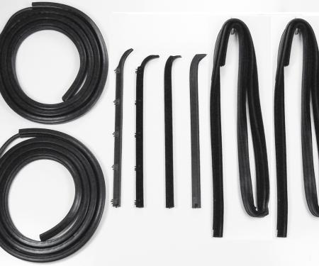 Precision Door Weatherstrip Seal Kit, Glassruns, Beltlines and Door Seals. Left and Right, 8 Piece Kit DK 2110 80