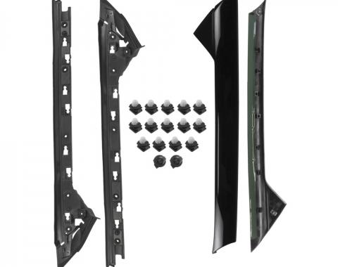 Precision 2011-2019 Ford Explorer Windshield Side Molding Kit WKT D1843