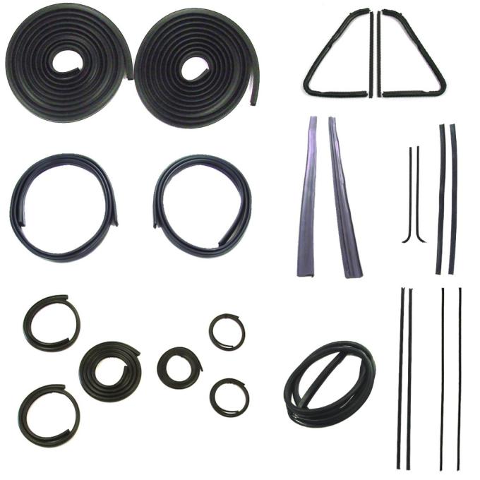 Precision Complete Weatherstrip Seal Kit - Models Without Weatherstrip Trim Groove. Includes Cab Windlace. CWK 1112 51