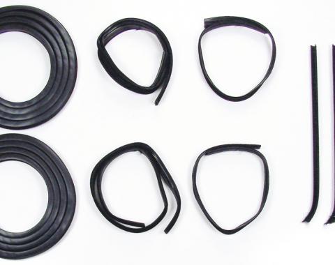 Precision Door Weatherstrip Seal Kit, Glassruns, Beltlines and Door Seals. Left and Right, 10 Piece Kit DK 2110 73