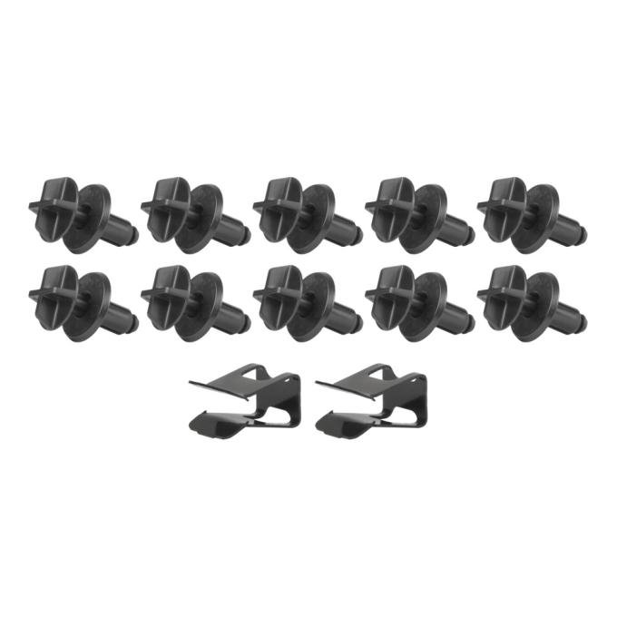 Precision 2020-2021 Ford Explorer Cowl Fastener Clip Kit, 12 Piece Kit CFK-2566-20