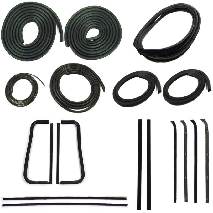 Precision Complete Weatherstrip Seal Kit - Models With Weatherstrip Trim Groove And Metal Framed Door Glass CWK 1110 60