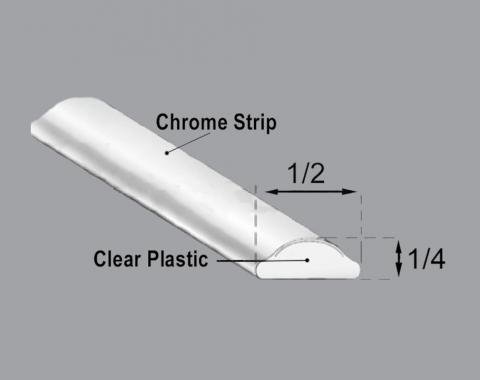 Precision Glass Weatherstrip Lockstrip, 100 Feet WLS 848 R103 SP