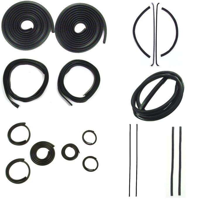 Precision Complete Weatherstrip Seal Kit - Models Without Weatherstrip Trim Groove. Includes Cab Windlace. CWK 1112 47