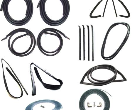 Precision Complete Weatherstrip Seal Kit - Models With Weatherstrip Trim Groove and 2 Piece Style Vent Seals CWK 1112 81