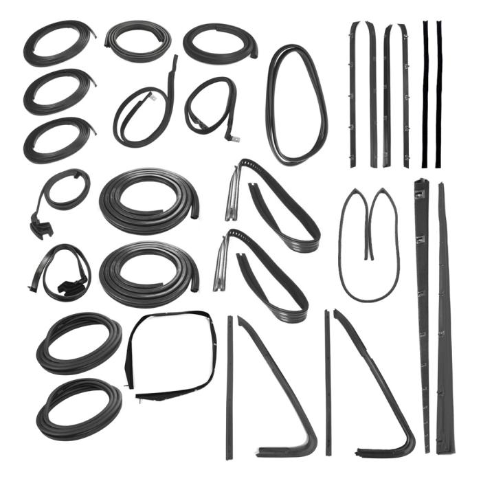 Weatherstrip Kit Precision Complete Weatherstrip Seal Kit - Models With Black ...