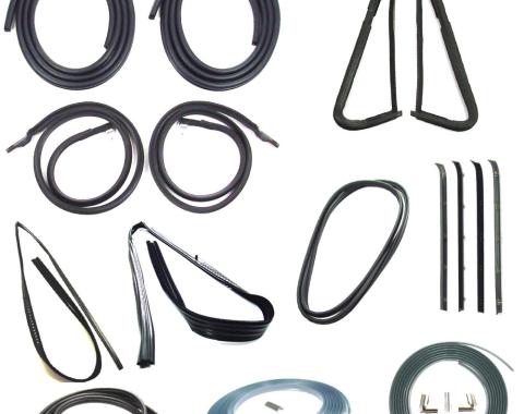 Precision Complete Weatherstrip Seal Kit - Models With Weatherstrip Trim Groove and 1 Piece Style Vent Seals CWK 1111 85