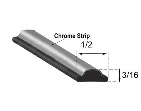 Precision Glass Weatherstrip Lockstrip, 100 Feet WLS 100 R-100