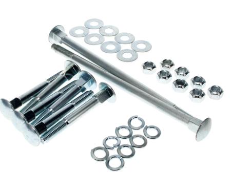 AMD Bed to Frame Mounting Kit, 32pcs 2 Long Bolts 6 Short Bolts, 73-87 Chevy GMC C/K Squarebody Pickup Truck, Fleetside 727-4073-2S