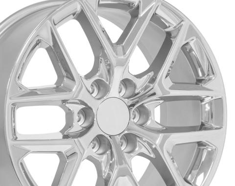 OE Replica Wheels CV62 - 20" Replica CV62 fits Chevrolet Silverado 20 in. x 9 in. Chrome CV62-20090-6550-28C