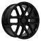 OE Replica Wheels CV62 - 24" Replica CV62 fits Chevrolet Silverado 24 in. x 10 in. Gloss Black CV62-24100-6550-28B