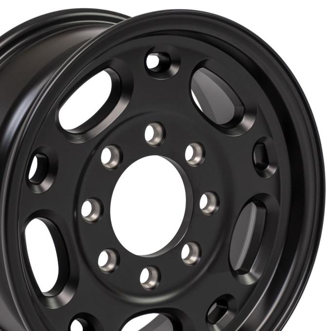 OE Replica Wheels CV82 - 16" Replica Wheel CV82 Fits Chevrolet 8 Lug Suburban Rim 16x6.5 Black Wheel CV82-16065-8650-28B1