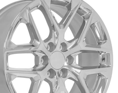 OE Replica Wheels CV62 - 22" Replica CV62 fits Chevrolet Silverado 22 in. x 9 in. Chrome CV62-22090-6550-28C
