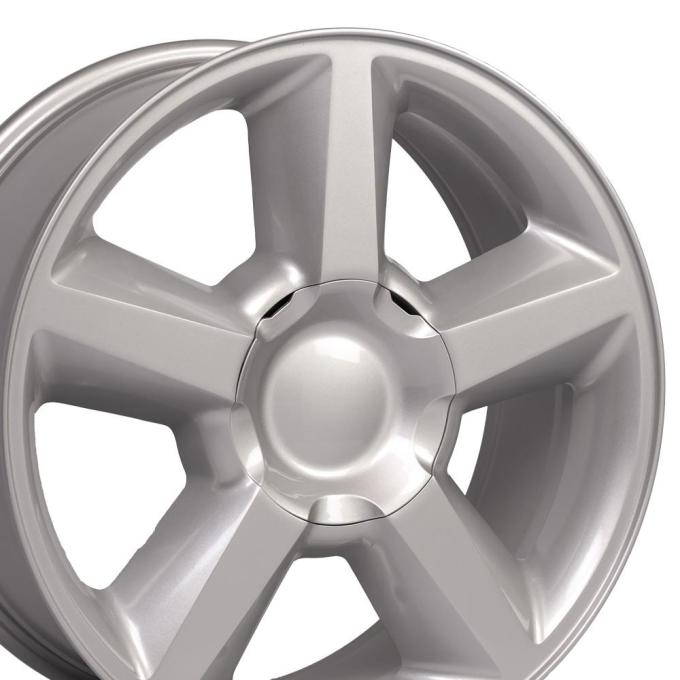OE Replica Wheels CV83 - 20" Replica Wheel CV83 Fits Chevrolet Tahoe Rim 20x8.5 Silver Wheel CV83-20085-6550-31S
