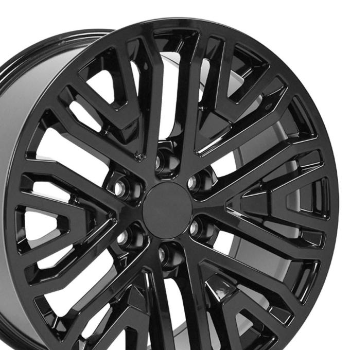OE Replica Wheels CV37 - 20" Replica Wheel fits GMC Sierra 1500 - CV37 Black 20x9 CV37-20090-6550-28B