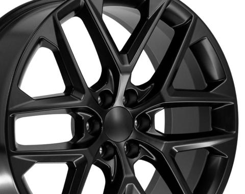 OE Replica Wheels CV62 - 24" Replica CV62 fits Chevrolet Silverado 24 in. x 10 in. Gloss Black CV62-24100-6550-28B1