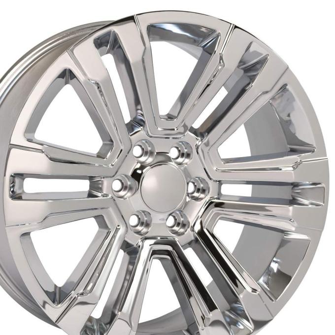 OE Replica Wheels CV44 - 22" Replica Wheel CV44 Fits GMC Yukon Rim 22x9 Chrome Wheel CV44-22090-6550-24C