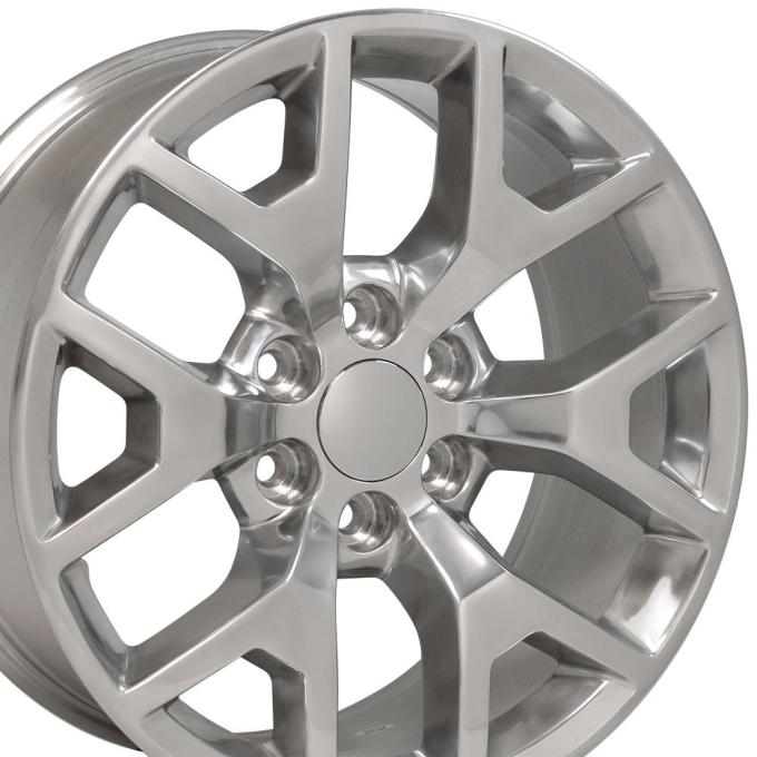 OE Replica Wheels CV92 - 20" Replica Wheel CV92 Fits GMC Sierra Rim 20x9 Polished Wheel CV92-20090-6550-27P