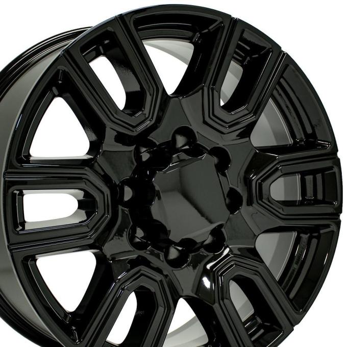 OE Replica Wheels CV96B - 20" Replica CV96B fits GMC Sierra 2500/3500 20x8.5 Gloss Black CV96B-20085-8180-47B