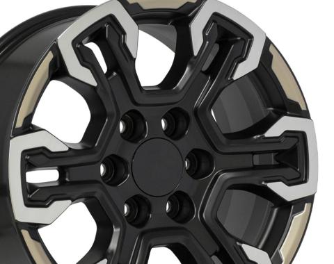 OE Replica Wheels CV65 - 18" Replica CV65 fits Chevrolet Silverado 18 in. x 8.5 in. Gloss Black CV65-18085-6550-26MB12