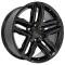 OE Replica Wheels CV34B - 20" Replica CV34B fits Chevrolet Silverado 1500 20x9 Gloss Black CV34B-20090-6550-26B