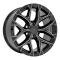 OE Replica Wheels CV98B - 20" Replica CV98B fits Chevy Silverado 20x9 Black Milled CV98B-20090-6550-24BM