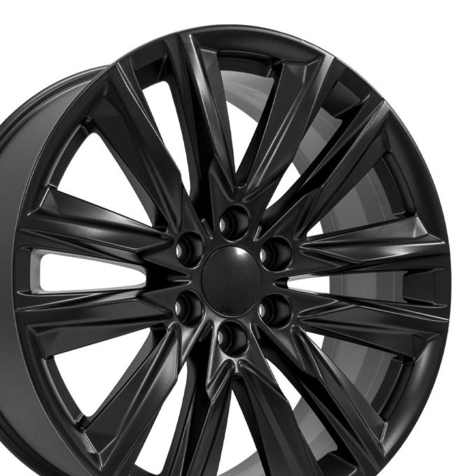 OE Replica Wheels CA91 - 22" Replica CA91 fits Cadillac Escalade 22x9 Satin Black CA91-22090-6550-28B1