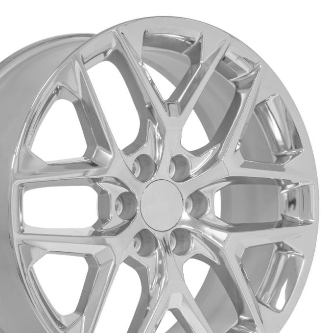 OE Replica Wheels CV62 - 22" Replica CV62 fits Chevrolet Silverado 22 in. x 9 in. Chrome CV62-22090-6550-28C