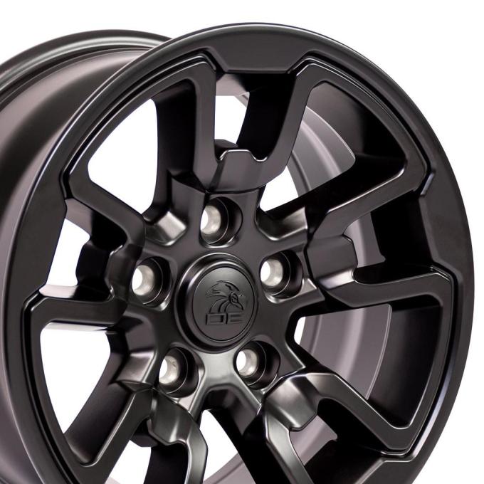 OE Replica Wheels DG55 - 17" Replica Wheel DG55 Fits Dodge RAM Rebel Rim 17x8 Black Wheel DG55-17080-5550-18B1