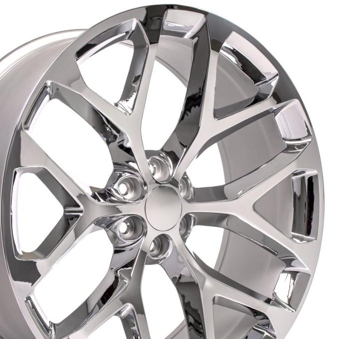 OE Replica Wheels CV98B - 26" Replica Wheel CV98B Fits Chevy Silverado 26x10 Chrome Wheel CV98B-26100-6550-24C