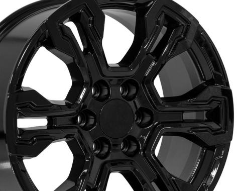 OE Replica Wheels CV65 - 20" Replica CV65 fits Chevrolet Silverado 20 in. x 9 in. Gloss Black CV65-20090-6550-26B