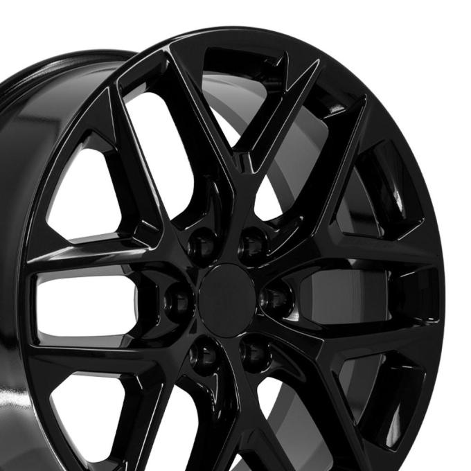 OE Replica Wheels CV62 - 22" Replica CV62 fits Chevrolet Silverado 22 in. x 9 in. Gloss Black CV62-22090-6550-28B