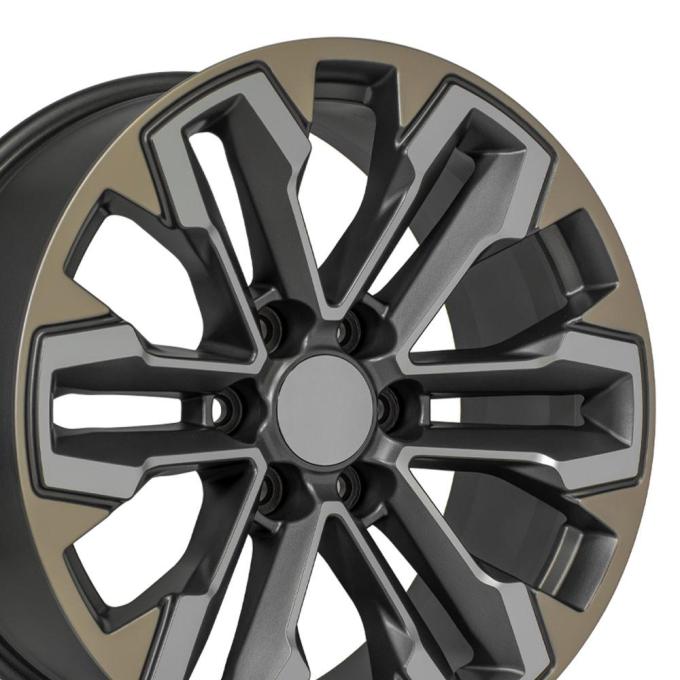 OE Replica Wheels CV69 - 20" Replica CV69 fits Chevrolet Silverado 20 in. x 9 in. Gunmetal CV69-20090-6550-26MG1