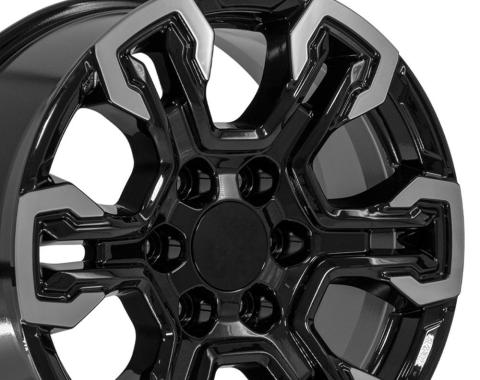 OE Replica Wheels CV65 - 18" Replica CV65 fits Chevrolet Silverado 18 in. x 8.5 in. Gloss Black CV65-18085-6550-26MB
