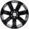 OE Replica Wheels CV93B - 22" Replica Wheel fits Chevy Silverado - CV93B Black with Chrome Insert 22x9 CV93B-22090-6550-24B-ic