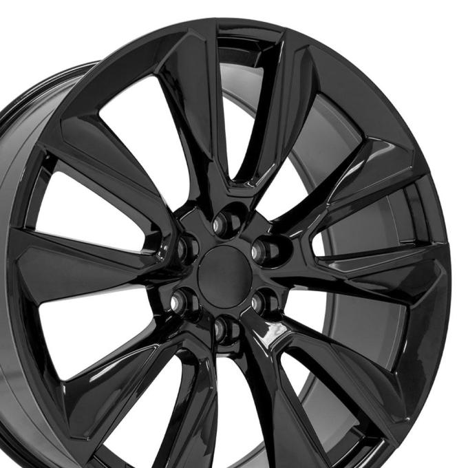 OE Replica Wheels CV32 - 24" Replica Wheel CV32 Fits Chevrolet Silverado 1500 24x10 Black Wheel CV32-24100-6550-28B