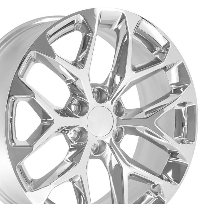 OE Replica Wheels CV98C - 22" Replica CV98C fits Chevrolet Silverado 1500 22 in. x 9 in. Chrome CV98C-22090-6550-28C