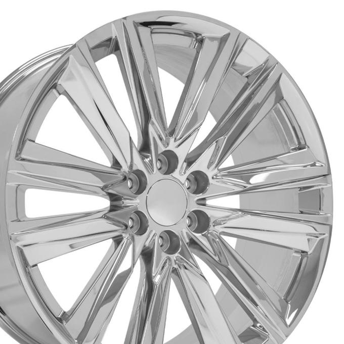 OE Replica Wheels CA91 - 24" Replica CA91 fits Cadillac Escalade 24x10 Chrome CA91-24100-6550-28C