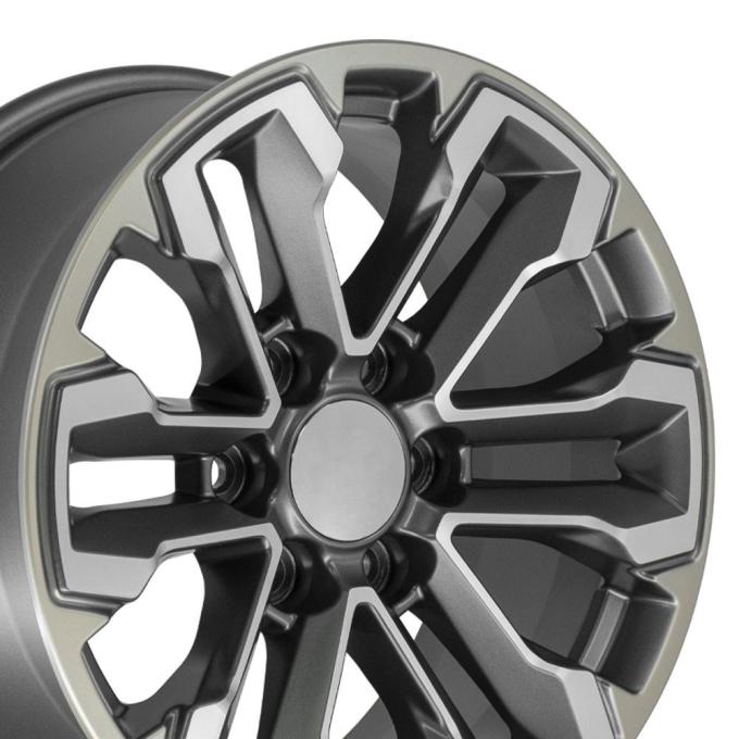 OE Replica Wheels CV69 - 18" Replica CV69 fits Chevrolet Silverado 18 in. x 8.5 in. Gunmetal CV69-18085-6550-26MG1