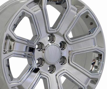 OE Replica Wheels CV93 - 20" Replica Wheel CV93 Fits Chevrolet Silverado Rim 20x8.5 Chrome Wheel CV93-20085-6550-31C-ic
