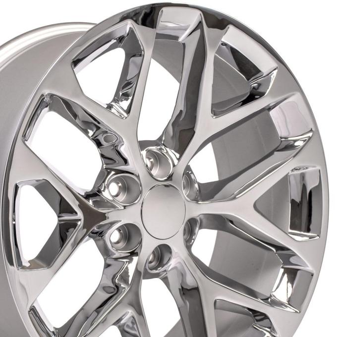 OE Replica Wheels CV98B - 22" Replica CV98B fits Chevy Silverado 22x9 Chrome CV98B-22090-6550-24C