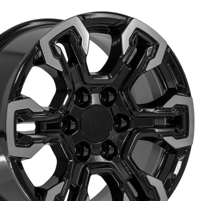 OE Replica Wheels CV65 - 18" Replica CV65 fits Chevrolet Silverado 18 in. x 8.5 in. Gloss Black CV65-18085-6550-26MB